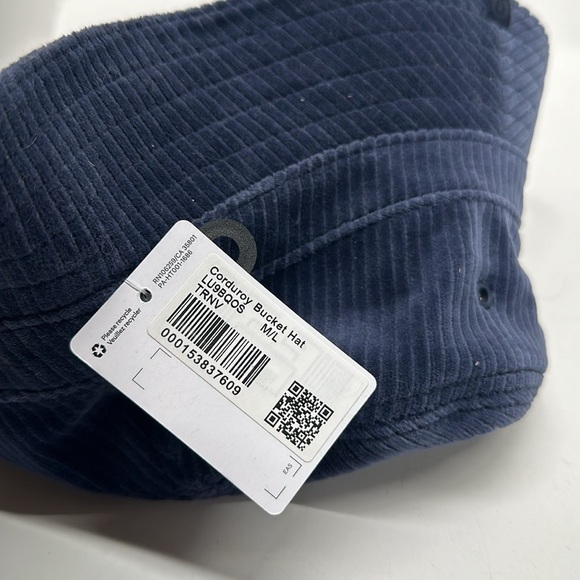 Lululemon Corduroy Bucket Sun Hat TRNV True Navy Blue M/L New NWT - Picture 8 of 10